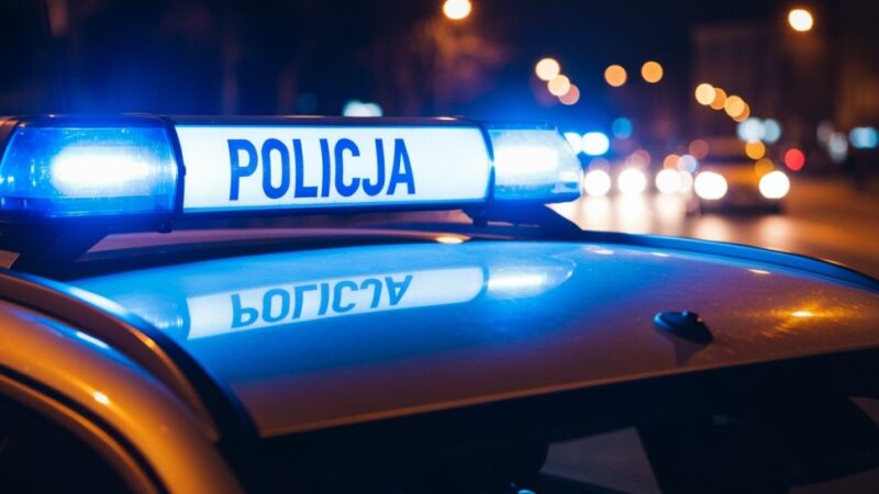 Pijany kierowca urządził rajd z przyczepką po Ustce, kończąc na chodniku