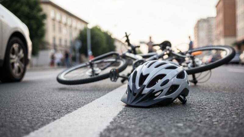 Tragiczny wypadek w Słupsku: Rowerzysta wjechał pod nadjeżdżający samochód