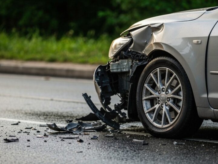 Kolizja na DK21: Droga zablokowana, kierowcy kierowani na objazdy