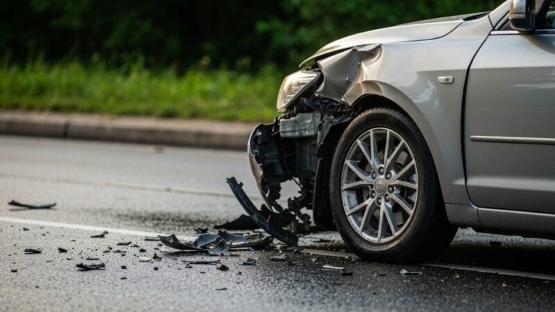 Kolizja na DK21: Droga zablokowana, kierowcy kierowani na objazdy