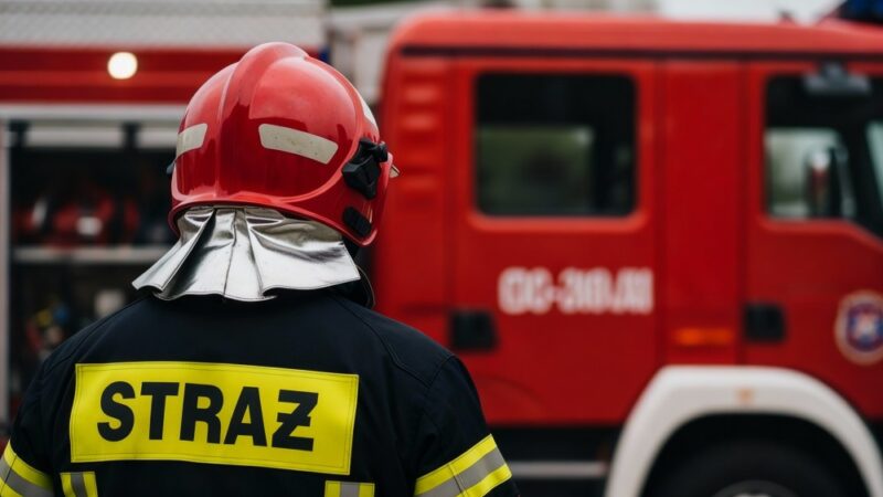 Misie ratownisie w Kępicach: Pluszaki dla dzieci w akcjach strażackich