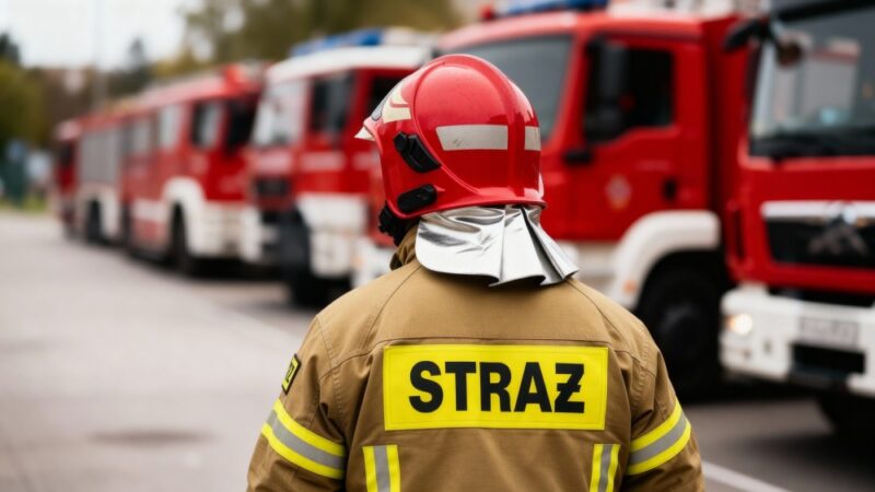 Nowe wyzwania dla strażaków w Słupsku: szkolenie z obsługi pojazdów elektrycznych i hybrydowych