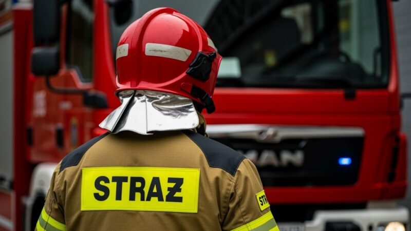 Ćwiczenia strażaków w Słupsku: Wichura i Ulewa w akcji