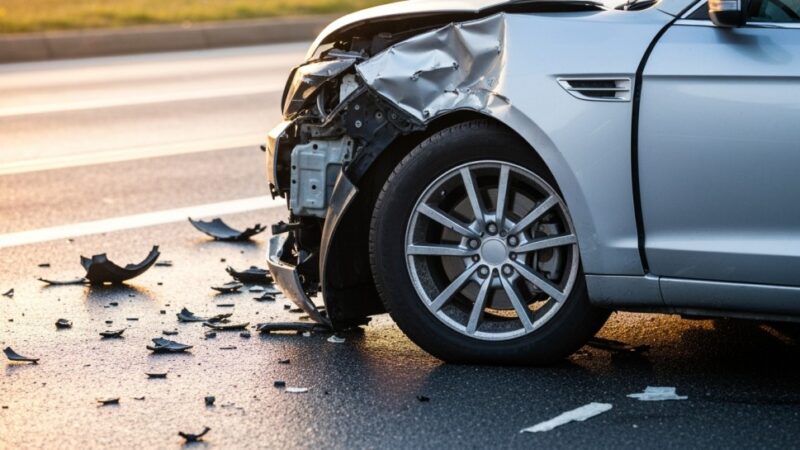 Czołowe zderzenie w Będziechowie – droga już odblokowana!