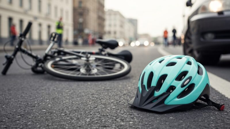 Śmiertelny wypadek w Borzęcinie: rowerzysta zginął w zderzeniu z Audi