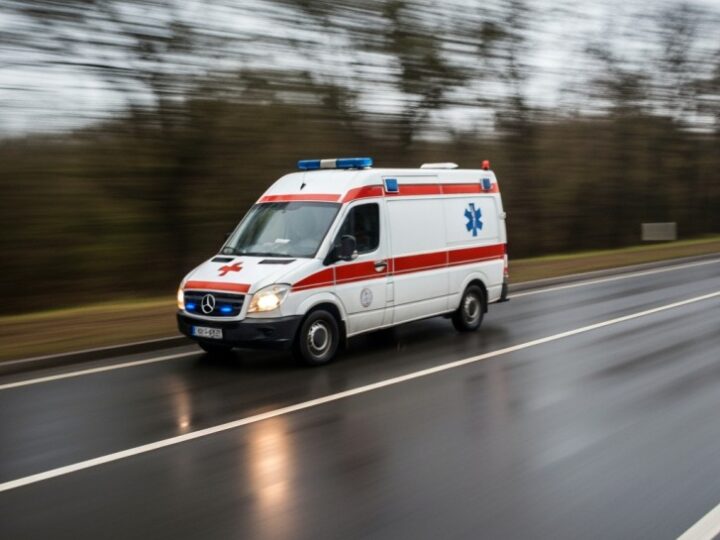 Ustka na drodze do drugiej karetki ratunkowej!