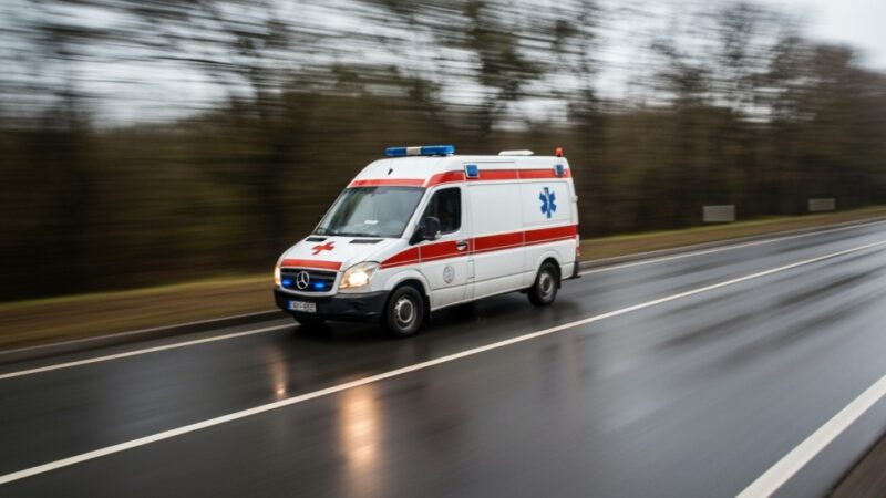 Ustka na drodze do drugiej karetki ratunkowej!