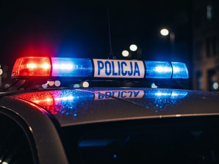 26-latek uciekał przed policją z rodziną w samochodzie – zatrzymany w Słupsku