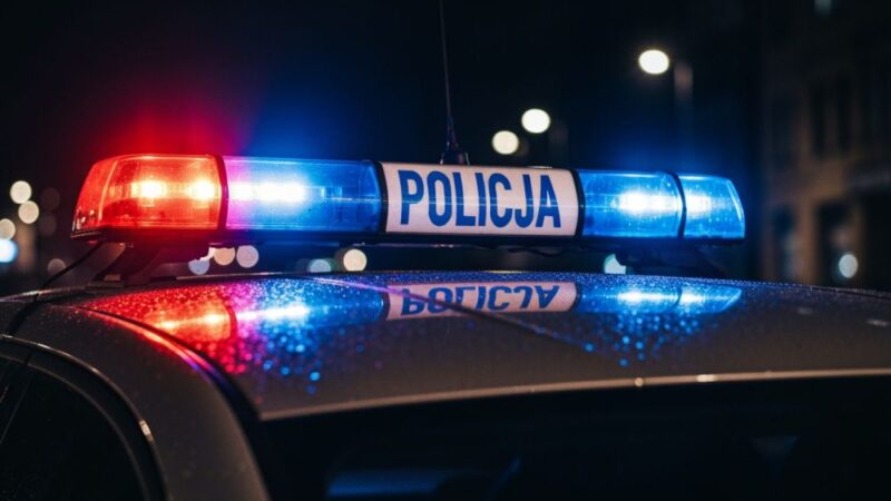 26-latek uciekał przed policją z rodziną w samochodzie – zatrzymany w Słupsku