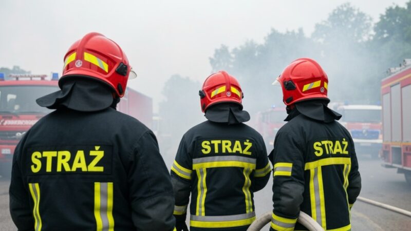 Siódmy pożar w gminie – mieszkańcy wzywają do ostrożności