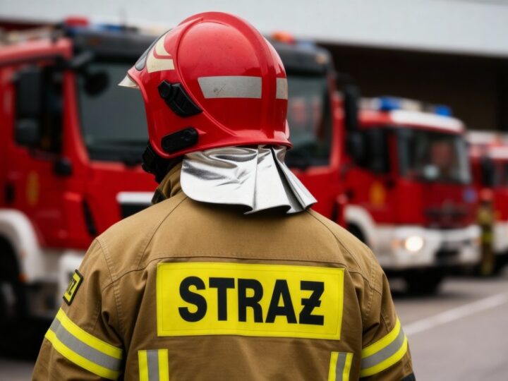 Nowoczesny podnośnik strażacki w Biesowicach – nowy standard bezpieczeństwa!