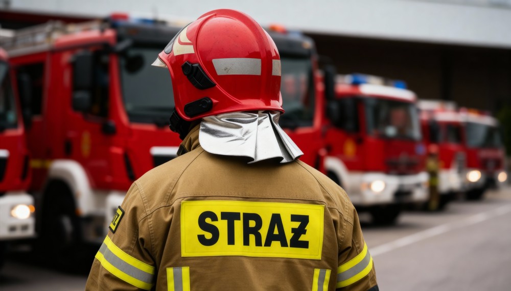 Nowoczesny podnośnik strażacki w Biesowicach – nowy standard bezpieczeństwa!