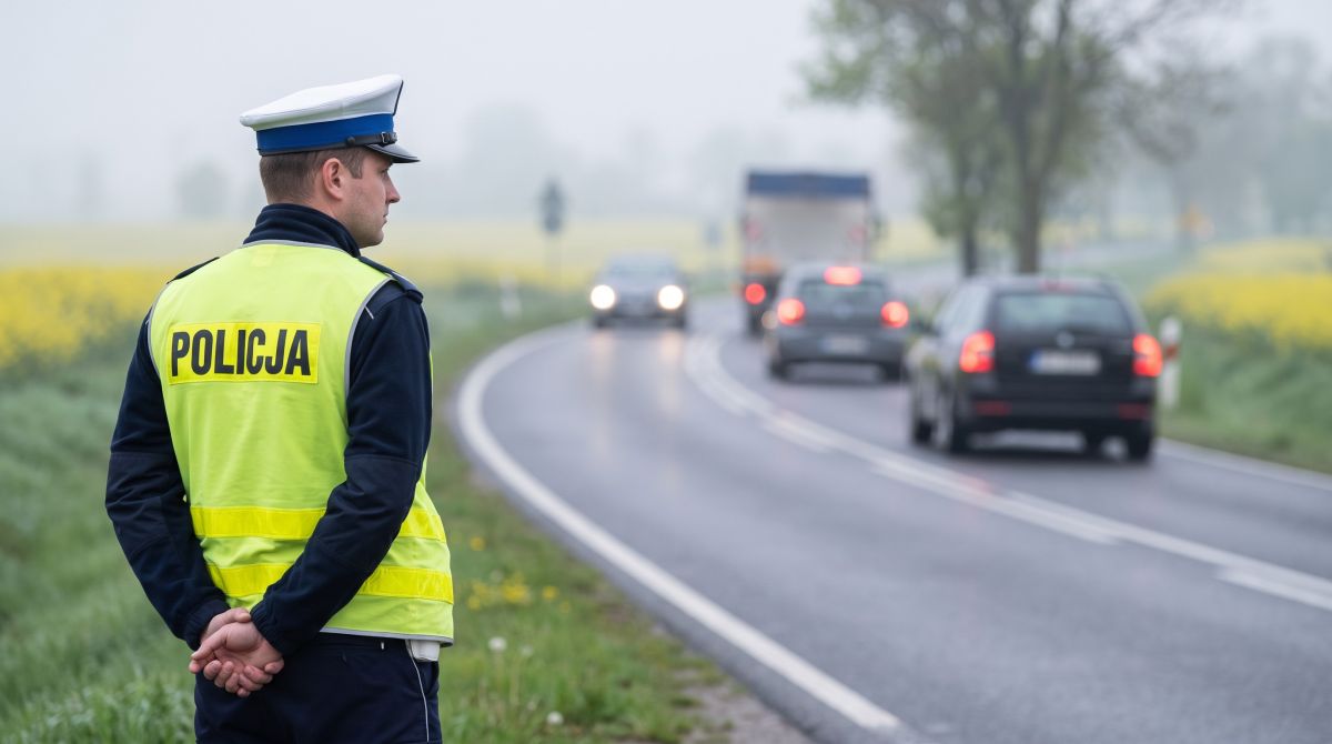 Pijany kierowca próbował uciec po kolizji, miał 1,5 promila i amfetaminę.